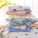 2020 Summer Hot Sell Safe Grade A Quality 6 Layers Baby Muslincotton Gauze Swaddle New Born Baby Blanket With Factory Price thumbnail-2