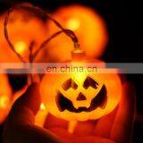 20 Halloween Pumpkin Battery Operated Holiday LED String Lights thumbnail-2