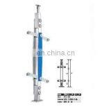 Crystal Glass Railing Exterior Handrail Steel Pipe Stair Handrail thumbnail-1