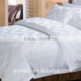 Luxury Pure Cotton White 4 Pcs Bedding Set 5 Star Hotel Bedding Linen Set thumbnail-2