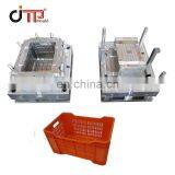 2020 Wholesale China Industrial Factory Manufacturing Plastic Colorful Vegetable and Fruit Crate Injection Mould