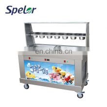 2021 New Arrival Fry Portable Thailand Fried Ice Cream Machine Low Noise Roll Fry Machines