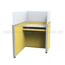 Study Carrel Lifting Screen Anti-noise Cubicle Test Center Desk Office Partition Language Lab Table Height Adjustable Panels thumbnail-3
