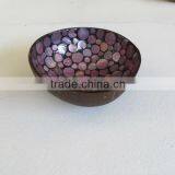 Natural Lacquer Coconut Bowl