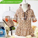 High Quality Leopard 1pc Kids Swim Jumpsuits With Hood thumbnail-4