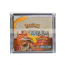 Acrylic Case for Game Cards Storage Display DBZ Neopets Booster Box