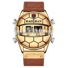 Kademan 9099 New Dual Display Wristwatch Waterproof Time Chrono Functional Watches Men Classic thumbnail-1