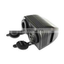 Car Round Power Take Base + Dual USB Single Lamp 3.1A Two-hole Tent Combination thumbnail-2