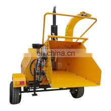 Diesel chipper wood shredder electric for garden and wooden 40hp wood branch leaf chipper shredder