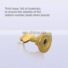 Baking Dessert Shop Gold the Price Tag Business Card Display Holder Small Metal Label Clip Label Business Card Holder thumbnail-5