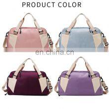 Fashion Men Women Sports Gym Bag With Shoe Compartment Custom Print Logo Shoes Gym Duffle Bag thumbnail-5