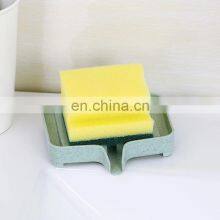 PP Wheat Straw Storage Rack Drain Soap Box Tray Soapbox Shower Soap Tray Tool Soap Dish Plate Holder thumbnail-2