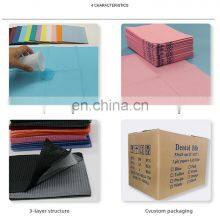 Wholesale Dental Bib Price Different Color Dental Bib Roll Waterproof Pink Black Disposable Dental Bib With Tie thumbnail-4