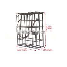 Suet Cakes Feeding Metal Square Bird Feeder With Hanging Chain thumbnail-2