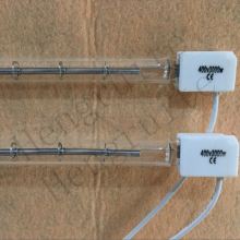 378mm 2500w 3000w Infrared Halogen Heater Lamp Short Wave Heat Lamp for Blow Molding Machine thumbnail-4