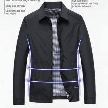 Business Fit Colorful Casual Sports Windproof Waterproof Men's Long Sleeve Sunblock Yoga Jacket thumbnail-2