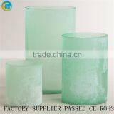 Online Beach Style Original Pastel Frosted Glass Candle Holders Hurricane Votive Candle Holders Quality Choice