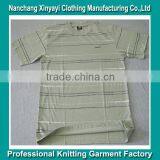 Chea Price Print Stripes T-shirt for Men Summer Wear/round Neck Short Sleeve Cool Summer Wear thumbnail-1