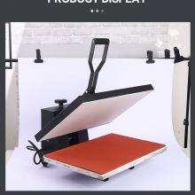 New Manual Heat Press Machine 38*38cm Sublimation Transfer for T-Shirt Garment 110V Semi-Automatic With Motor for Home Use thumbnail-5