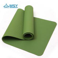 TPE Eco-Friendly 6mm Yoga Mat Custom Printed Single And Double Color Folding Mat De Yoga Of High Quality