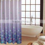 2016 Hot Sale Polyester Bubbles Printed Shower Curtain, Waterproof Bathromm Curtain thumbnail-1