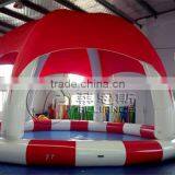 2016 Round Pool Dia Customize Inflatable Pool Cheap PVC0.9mm Water Pool thumbnail-2