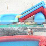 Water Slide Inflatable / Inflatable Water Slide With Pool / Inflatable Small Pool Water Slide