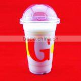 2016 Wholesale Plastic Cup With Drinking / Huge Cup for Cold Drink Transparent thumbnail-2