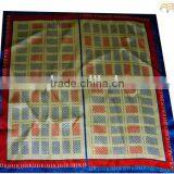 Dots Printed Square Silk Scarf thumbnail-1