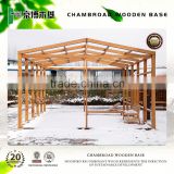 high hardness,strong and waterproof wood frame house