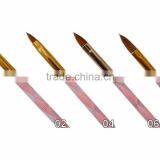 Gel and Acrylic Brush, Short Spiral Handle thumbnail-1