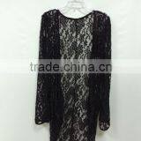 2015 New Arrival Fashion Lace Thin Kimono Cardigan, Fashion Long Chiffon Cardigan Women Wholesale China