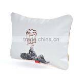 Custom White Plain Leather Case Throw Pillow With Inserts Supplier's Choice thumbnail-3