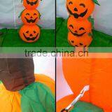 New Tall Led Light Inflatable Tractor Lighted 3 Wire Pumpkin Stacked Commercial Halloween Decoration thumbnail-6