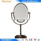 Antique Copper Two Way Mirror LED Thin Bedroom Decorative Table Mirror thumbnail-1