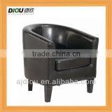 Wholesale Black PU Tub Chair (DO-6026) thumbnail-1
