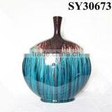 Vase for Indoor Decorative Small Glazed Ceramic Vase Flower thumbnail-2