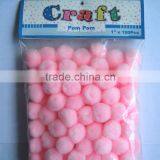 Factory Bulk Package1 Inch x 100pcs Acrylic Pompoms thumbnail-1