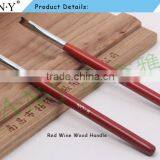 ANY UV Gel Nails Design Painting Nylon Hair French Nail Brush Flat Oval Wood Handle thumbnail-3