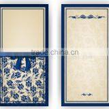 Cheap Custom Silk Ribbon Wedding Invitation Card Printing