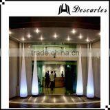 Outdoor Triangle Shaped Decorative Pillars/inflatable LED Light Cone for Promotional thumbnail-1