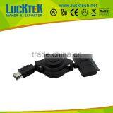 Retractable Power ESATA to SATA 22pin, Retractable ESATAp Cable, 1.0m thumbnail-1