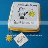 Square Zipper Tin Boxes