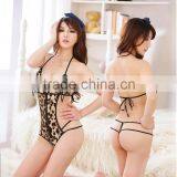 2015 New Sexy Handmade Swimwear Crochet Leopard Beach Swimsuit MONOKINI One Piece Knit Bikini thumbnail-1