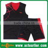 100% Polyester Custom Double Mesh Wholesale Reversible Basketball Jerseys / Uniform thumbnail-4