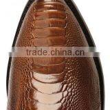 Black Cherry Tan Cowboy&cowgirl Handmade Genuine Leather Western Ostrich Leg Boots Wholesale thumbnail-5