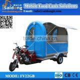 Stainless Steel Street Vending Cart/mobile Food Cart Tricycle/mobile Kitchen Van thumbnail-3