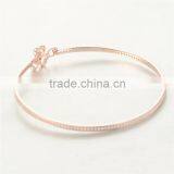 2016 European Style Simple Design Rose Gold Bangle Bracelet thumbnail-2
