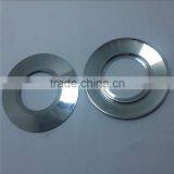 Metal Cover Plate Round Round Steel Base Plates in Shiny Chrome Plated thumbnail-1