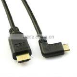 Right Angle L Type Mini HDMI to HDMI Cable thumbnail-1
